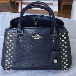 Coach Mini Margot blue navy bag